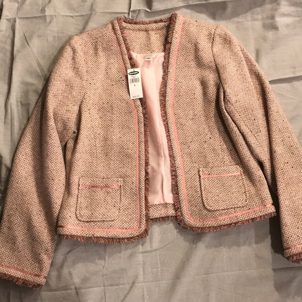 Old Navy Pink Blazer - L NWT